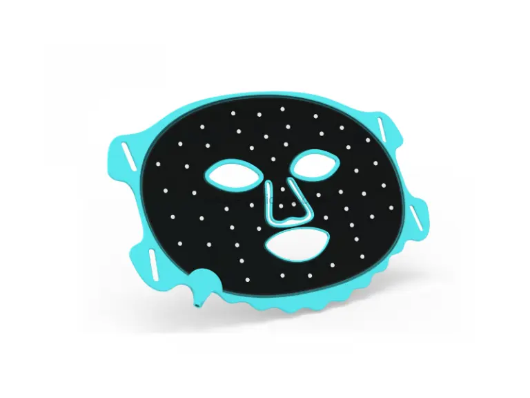 Doppelt geformte LED-Beauty-Maske aus Silikon