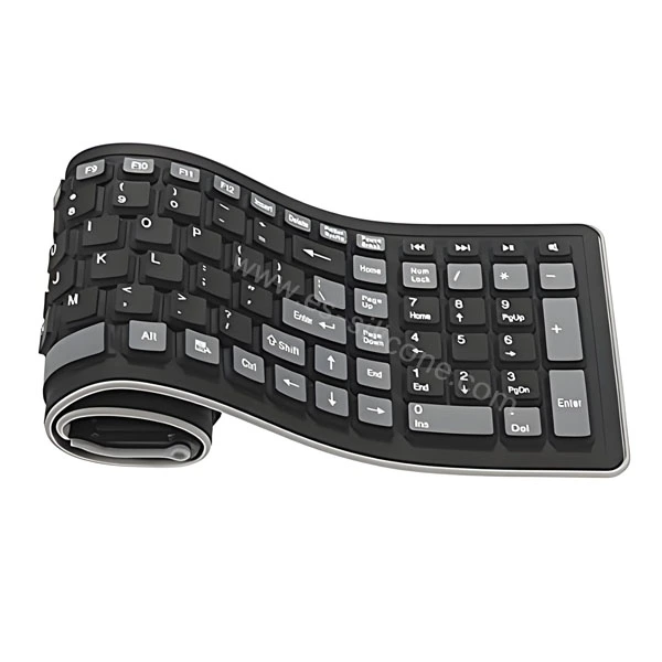 Staub- und wasserdichte flexible Tastatur
