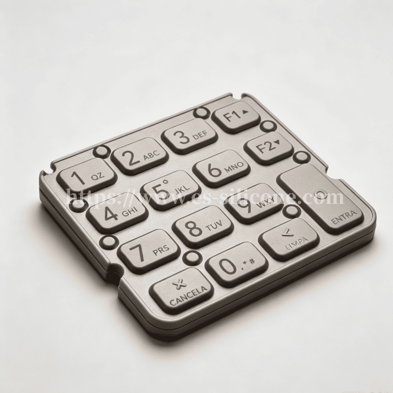 Metallische Silikontastatur für Premium-Handheld-PDA-Geräte